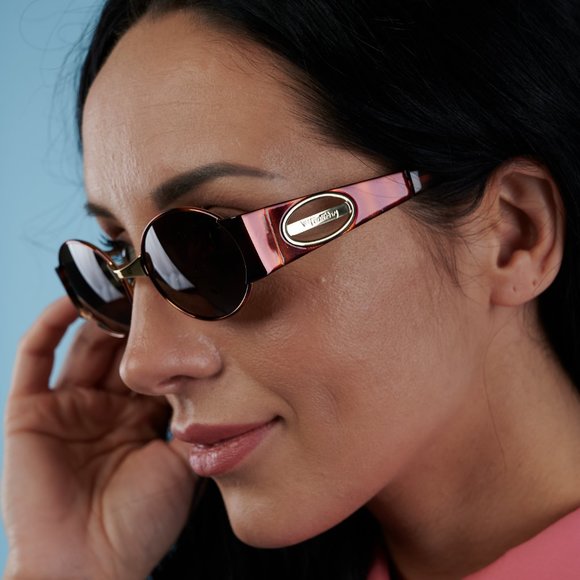 Round vintage sunglasses by Von Furstenberg, Italy main image 5